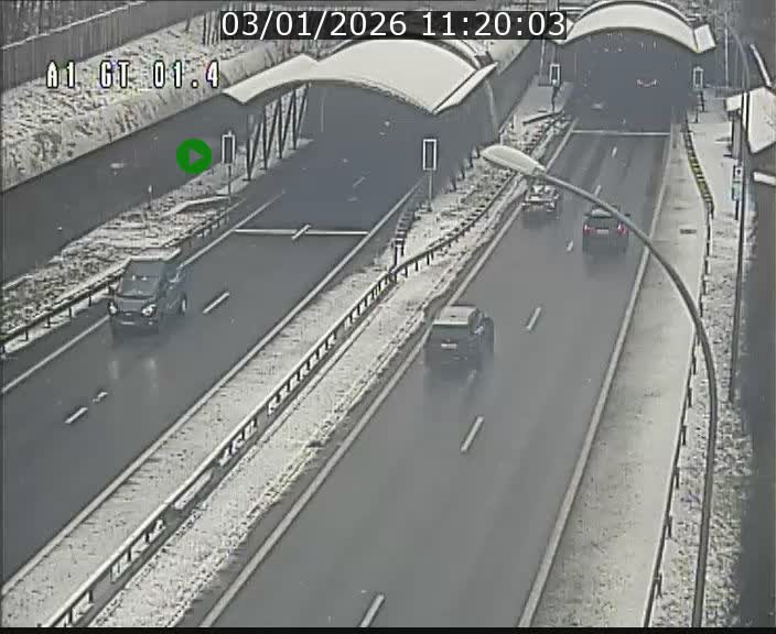 Traffic live webcam Luxembourg Hesperange - A1 direction Kirchberg - BK 1.4