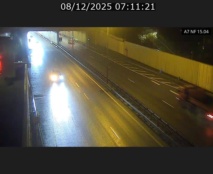 Caméra trafic Luxembourg - A7, Tunnel Mersch, entrée sud, direction Ettelbruck