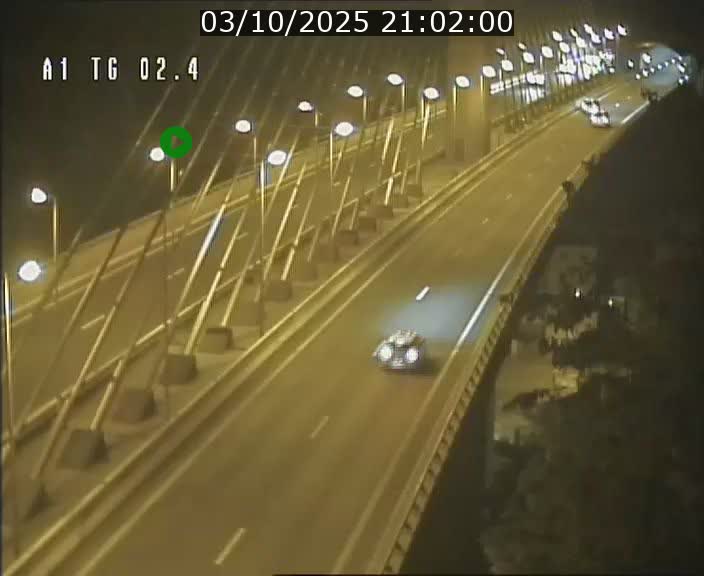 Traffic live webcam Luxembourg Sandweiler - A1 direction Luxembourg-ville - BK 2.4