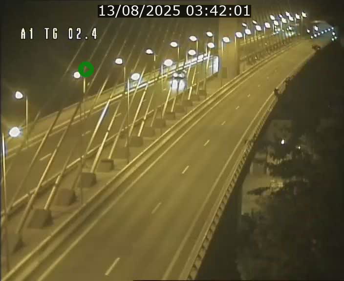 Traffic live webcam Luxembourg Sandweiler - A1 direction Luxembourg-ville - BK 2.4