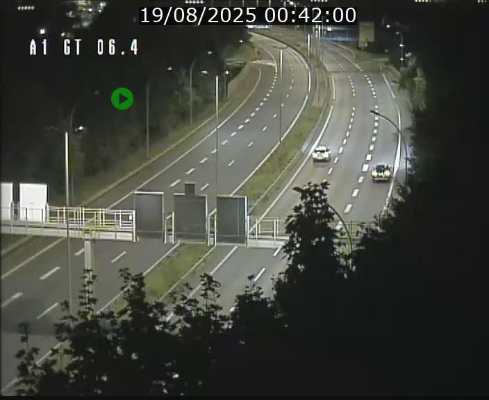 Traffic live webcam Luxembourg Hamm - A1 direction Sandweiler - BK 6.4