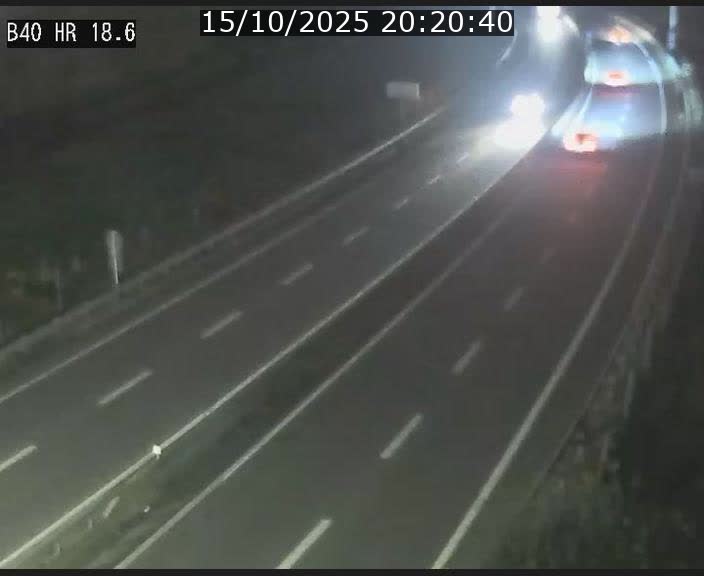 Webcam sur la route de liaison entre Micheville et Esch-Belval à la frontière entre le Luxembourg et la France. Vue orientée vers la Lorraine.