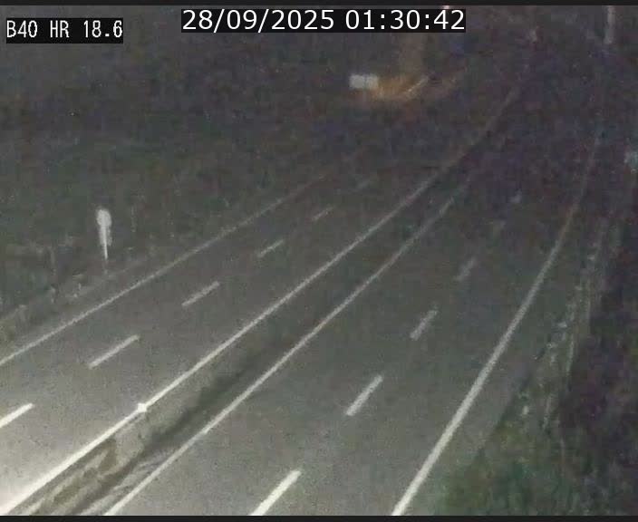 Webcam sur la route de liaison entre Micheville et Esch-Belval à la frontière entre le Luxembourg et la France. Vue orientée vers la Lorraine.