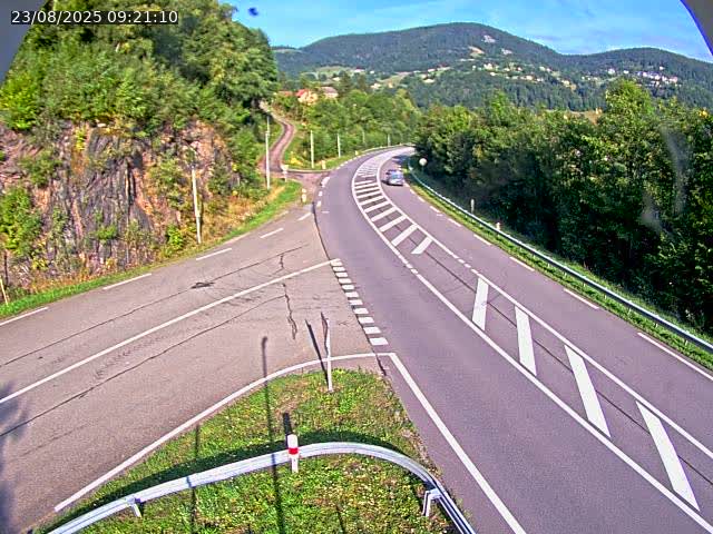 Caméra autoroute France - N66, col du Bussang direction Remiremont