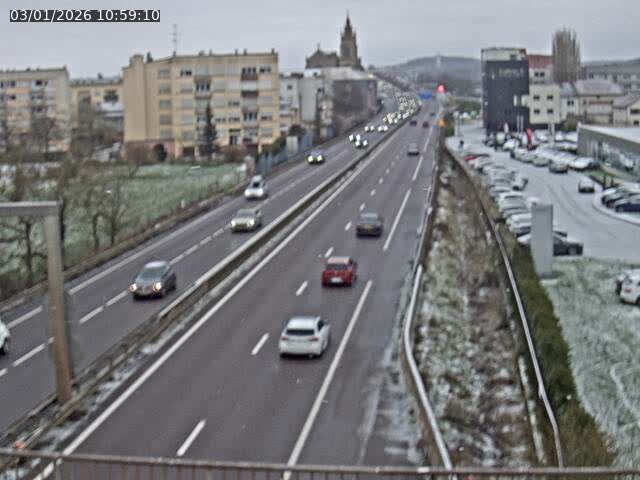 Caméra autoroute France - A31, Thionville direction Metz