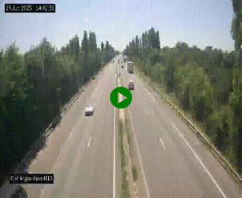 Webcam routière à la fin de la N10, en périphérique ouest d'Angouleme, proche de la jonction avec l'A10