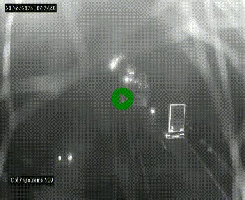 Webcam routière à la fin de la N10, en périphérique ouest d'Angouleme, proche de la jonction avec l'A10