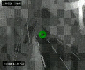 Webcam dans les Pyrénées Atlantique au niveau du col d'Urdos et du fort du Pourtalet sur la N134, en direction du Col et du tunnel du Somport, à 765 mètres d'altitude