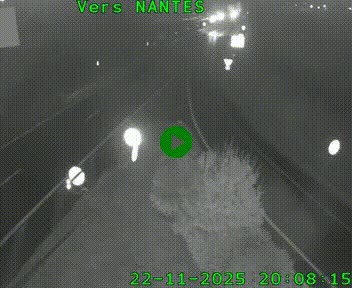 Webcam N147 au nord de Poitiers et à la jonction avec la A10