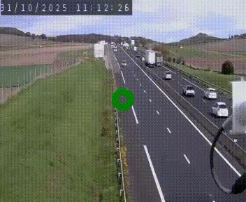 Caméra autoroute A75 à hauteur de Le Crest, en direction de Montpellier