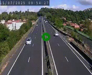 Caméra autoroute A75 à hauteur de Coudes, en direction de Clermont-Ferrand
