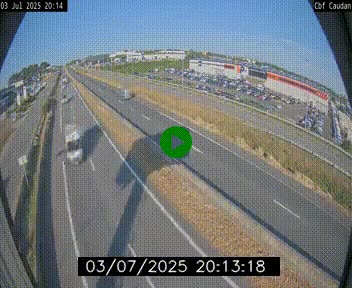 Webcam sur la N165 à hauteur de Caudan, dans le Morbihan.