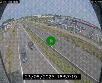 Webcam sur la N165 à hauteur de Caudan, dans le Morbihan.