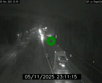 Webcam sur le périphérique de Nantes (N844) à hauteur de Porte de la Chapelle, au nord de la ville