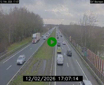 Webcam sur le périphérique de Rennes (N136) à hauteur de Maurepas, au nord de la ville