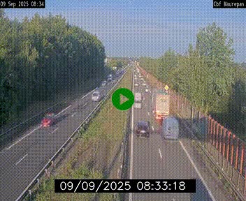 Webcam sur le périphérique de Rennes (N136) à hauteur de Maurepas, au nord de la ville