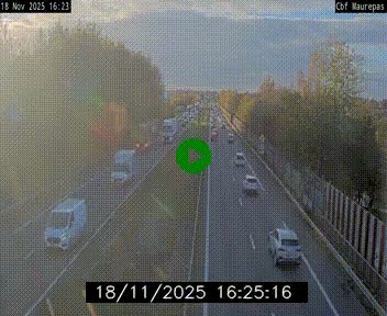 Webcam sur le périphérique de Rennes (N136) à hauteur de Maurepas, au nord de la ville