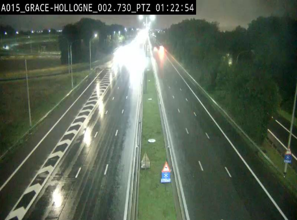 Caméra trafic Belgique - Grâce-Hollogne - E42, jonction avec A604, direction Loncin/Aéroport de Liège -  BK 3.2