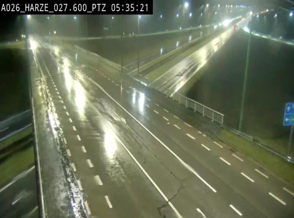 Caméra autoroute Belgique - Sougné-Remouchamps,E25 direction Luxembourg