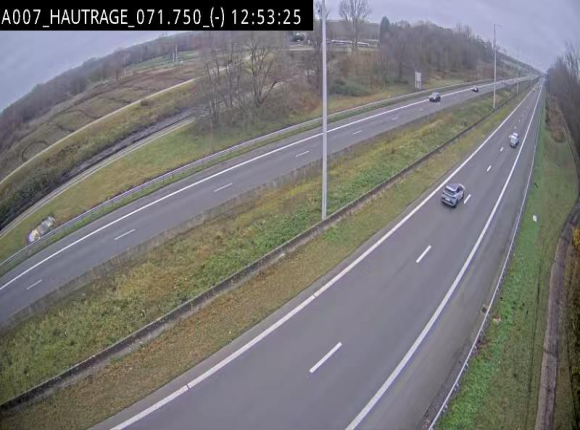 Webcam autoroute Belgique - Hautrage - E19 - BK 71.7