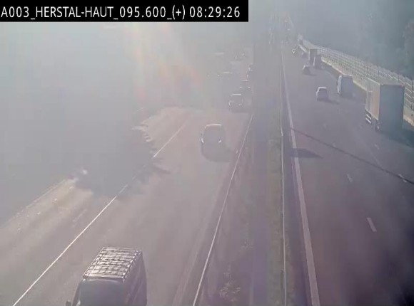 Webcam autoroute Belgique - Herstal - E40 direction Aix-la-Chapelle - BK 97