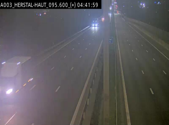 Webcam autoroute Belgique - Herstal - E40 direction Aix-la-Chapelle - BK 97