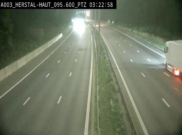 Webcam E40 à Herstal en direction de Liège et en provenance d'Aachen