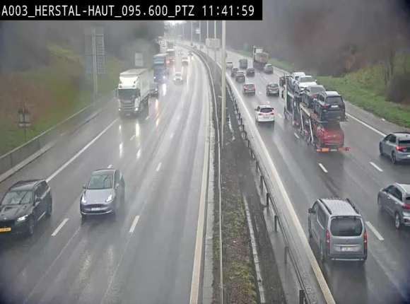 Webcam E40 à Herstal en direction de Liège et en provenance d'Aachen