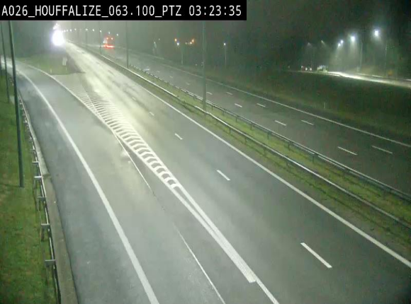 Caméra autoroute Belgique - Houffalize, E25 direction Liège