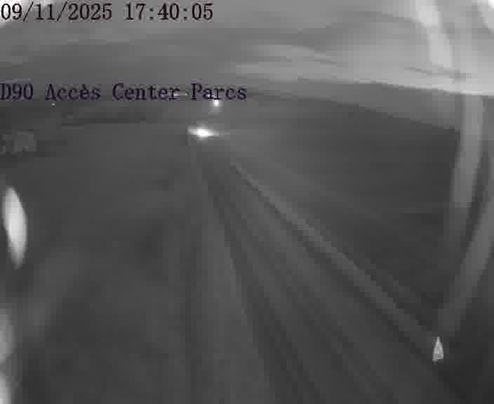 Point de vue trafic déployé sur D90 (France) à Hattigny, regardant vers Hattigny, aidant conducteurs et services à anticiper les flux.