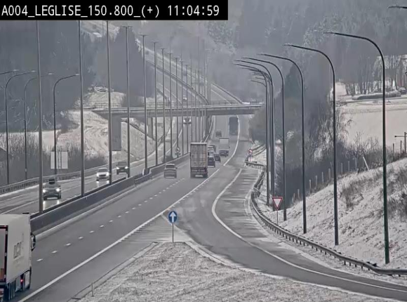 Caméra autoroute Belgique - Côte de Léglise, E411(A4) direction Luxembourg
