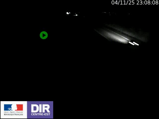 Webcam sur le contournement de Valence, sur la Nationale 7, à la jonction avec la N532, caméra orientée vers Grenoble