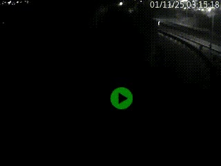 Caméra autoroute à la jonction entre l'A7 et la D301 (Boulevard urbain Sud de Lyon) à Feyzin, au sud de Lyon. Vue orientée vers Mions