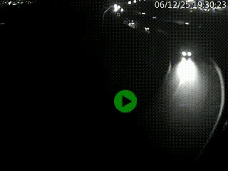 Caméra autoroute à la jonction entre l'A7 et la D301 (Boulevard urbain Sud de Lyon) à Feyzin, au sud de Lyon. Vue orientée vers Mions