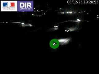 Webcam sur la Nationale 201 à hauteur de la sortie Chambéry-Nord, avant à la jonction entre l'A41 et l'A43, en direction de Lyon