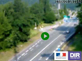 Webcam info trafic à proximité de Vizille sur la N85, au niveau du point de vue du Saut du Moine à Champagnier