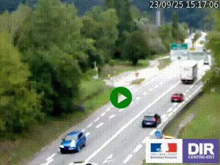 Webcam info trafic à proximité de Vizille sur la N85, au niveau du point de vue du Saut du Moine à Champagnier