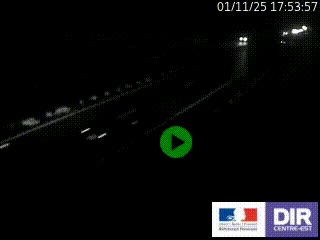 Webcam autoroute sur l'A77 à hauteur de Pouilly-sur-Loire en direction de Nevers