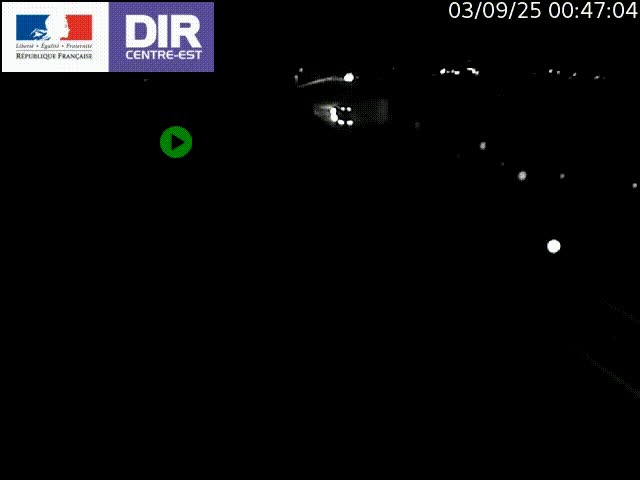 Webcam sur le contournement de Valence, sur la Nationale 7, caméra orientée vers Lyon