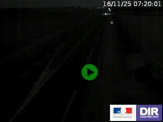 Webcam routière sur la RN7 à hauteur de Toulon-sur-Allier, entre Moulins et Vichy
