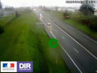Webcam à Mably, à proximité de Roanne en direction de Moulins sur la N7