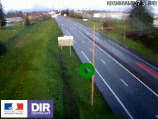 Webcam à Mably, à proximité de Roanne en direction de Moulins sur la N7