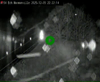 Webcam à hauteur du Leclerc Normanville sur la N154. Vue orientée vers Rouen