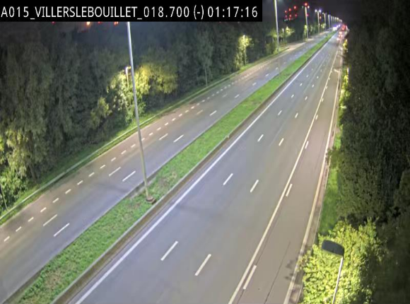 Webcam autoroute Belgique - Villers-le-Bouillet - E42 direction Liège - BK 18.7