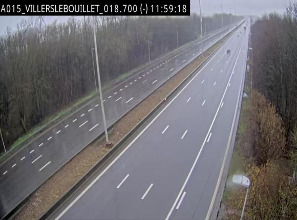 Webcam autoroute Belgique - Villers-le-Bouillet - E42 direction Liège - BK 18.7