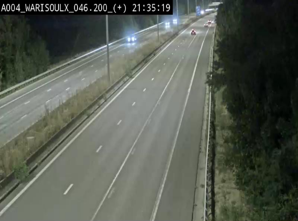 Webcam autoroute Belgique - Warissoulx - E411 - BK 46.2