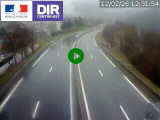 Caméra sur la Nationale 90 (N90) à La Léchère, en direction et à proximité d'Albertville
