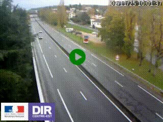 Webcam routière à Le Chambon-Feugerolles sur la RN88 entre Firminy et Saint-Etienne