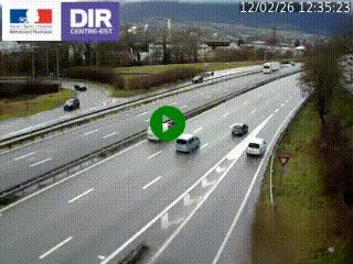 Caméra routière à hauteur de la sortie 15 Chambéry-centre au PK 4,103 en direction d'Albertville