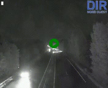 Webcam sur le périphérique de Caen (N814) à l'est de la ville, à Mondeville hauteur de la sortie 2, Presqu'île-Rives de l'Orne, au bout de l'autoroute A13